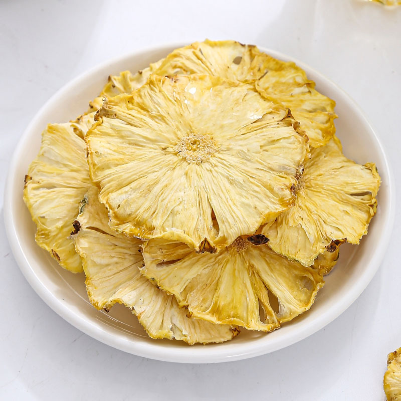 Dried Pineapple Slices (Ananas comosus) — Low-Temperature Dried Fruit Tea, 500g Bulk - Image 2
