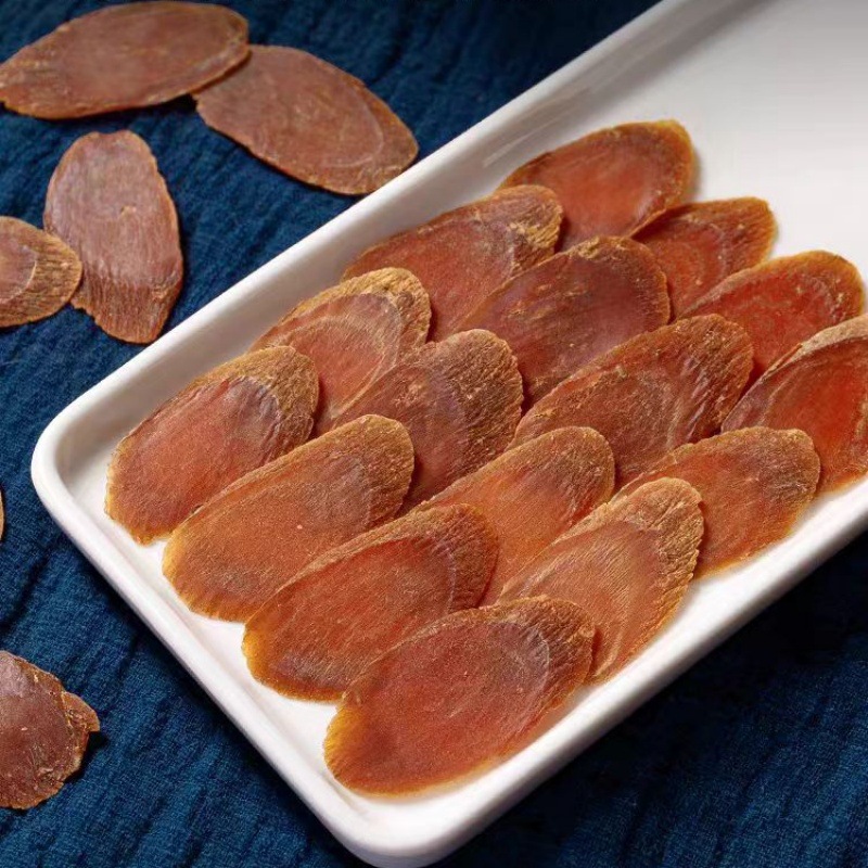 Red Ginseng Slices (Panax ginseng) — 500g Dried Korean Red Ginseng Root Slices from Changbai Mountain - Image 3