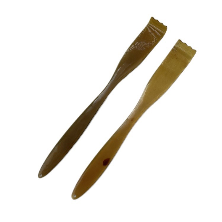Horn Back Scratcher Full Length Itch Relief Tool Traditional Chinese Wellness Gua Sha Board Back Massager - Image 5