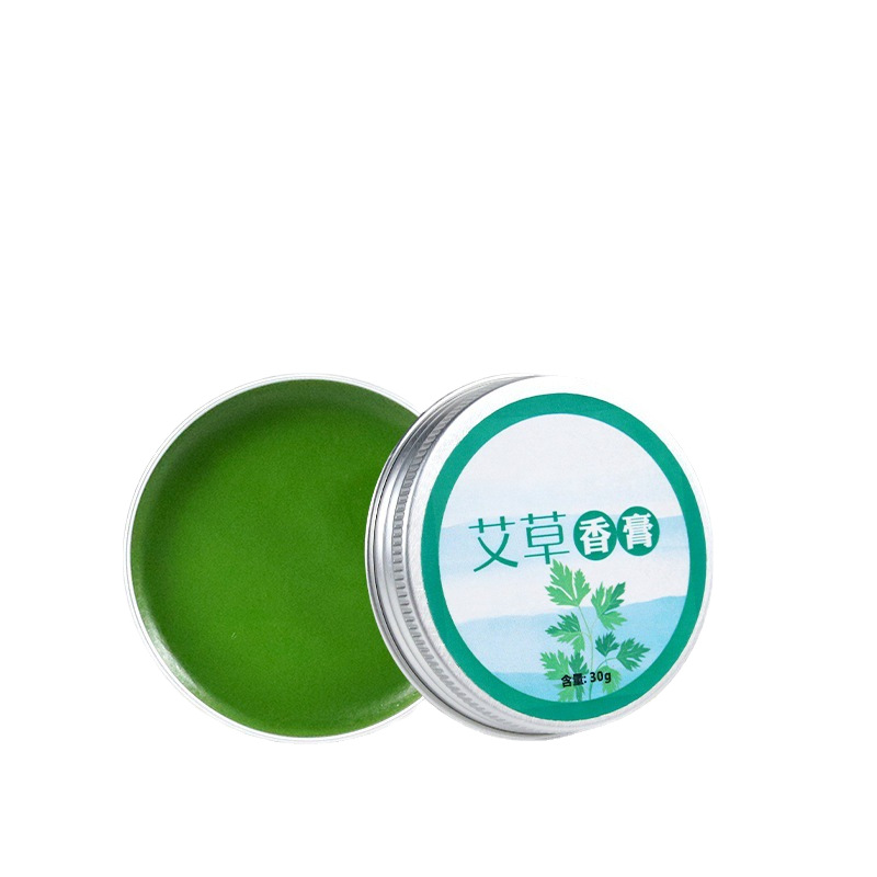 Mugwort Essential Oil Balm Qichun Ai Cao Gao Cooling Herbal Salve for Moxibustion Care - Image 5