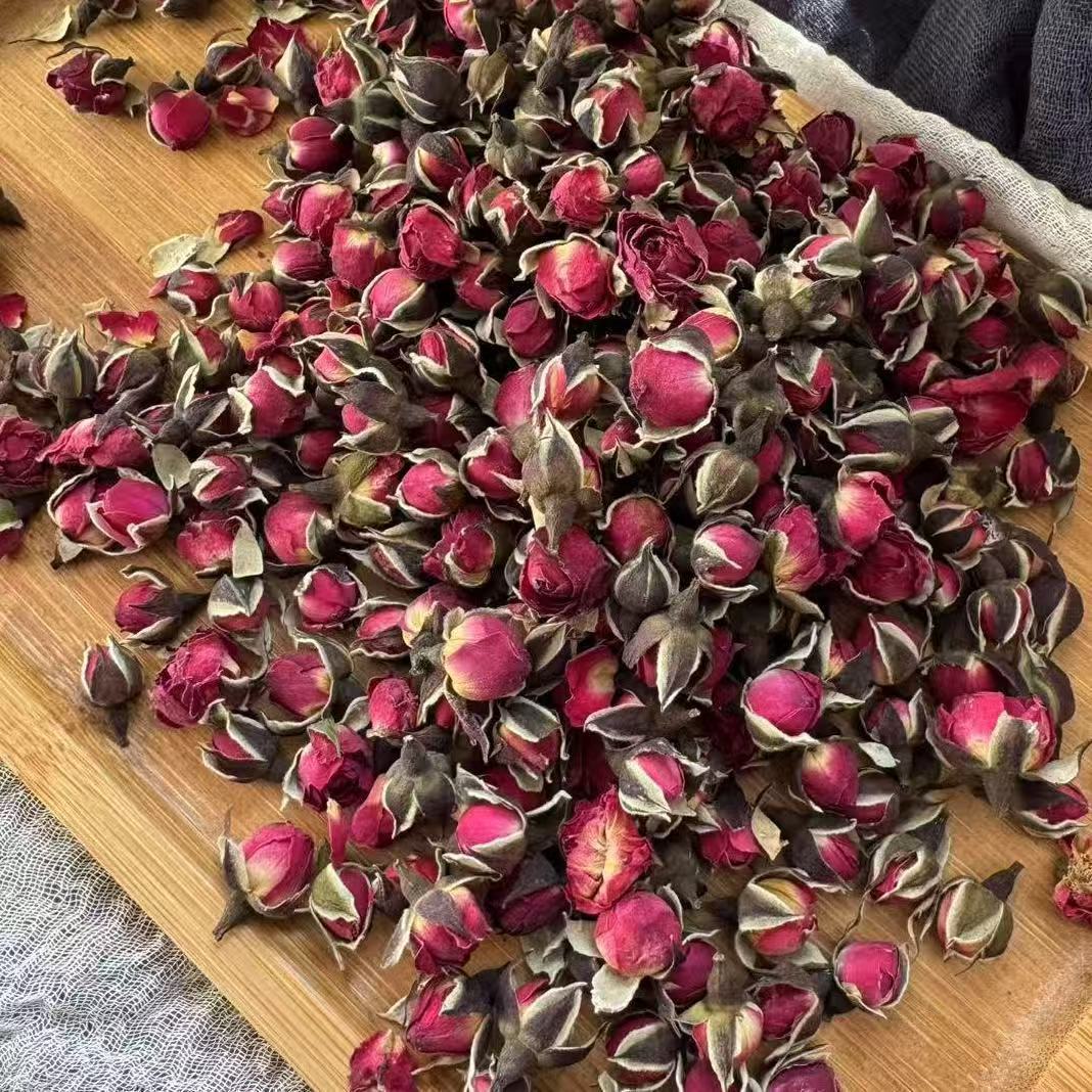 Pingyin Red Rose Buds Mei Gui Hua Low Temperature Dried Sulfur Free 500g Bulk Loose Flower Tea - Image 3