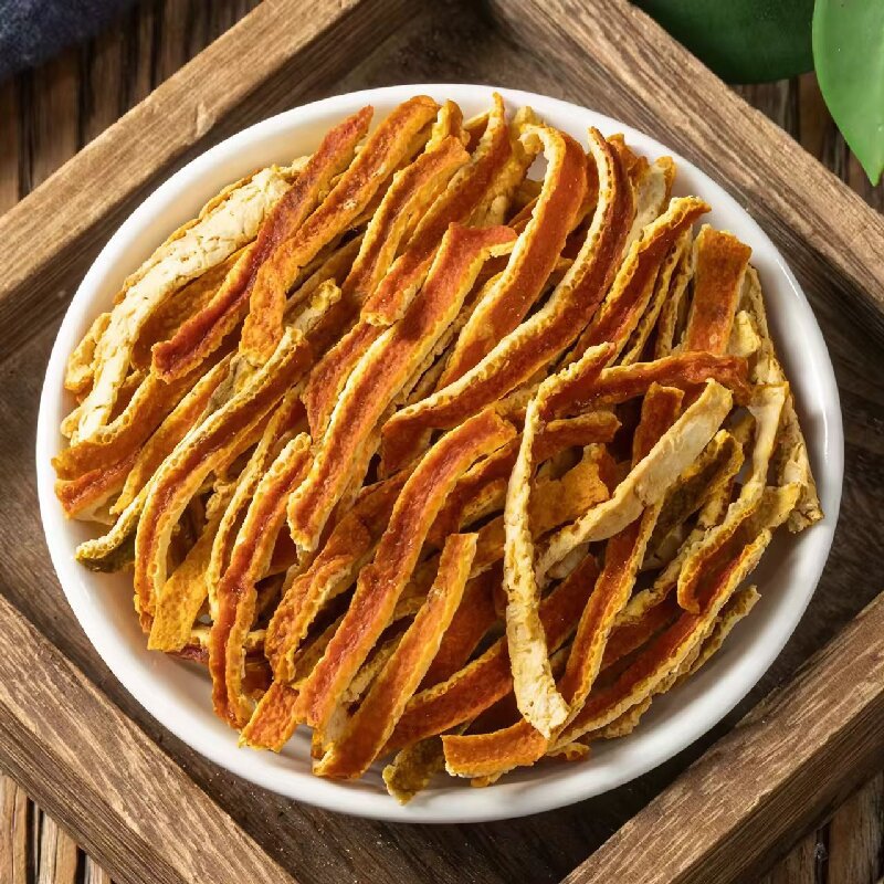 Chen Pi Shreds (Citrus reticulata) — Aged Dried Tangerine Peel, 500g Food Herb - Image 2