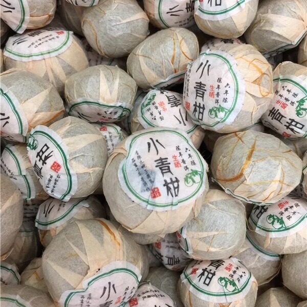 6 Year Aged Xiao Qing Gan Pu-erh Tea Chenpi Ripe Tea in Wooden Barrel Bag 500g - Image 4