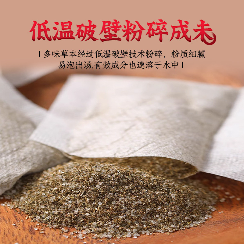 Ai Pao Jiao Mugwort Foot Soak Powder 10 Pack Herbal Foot Bath with Ginger and Safflower 200g - Image 3