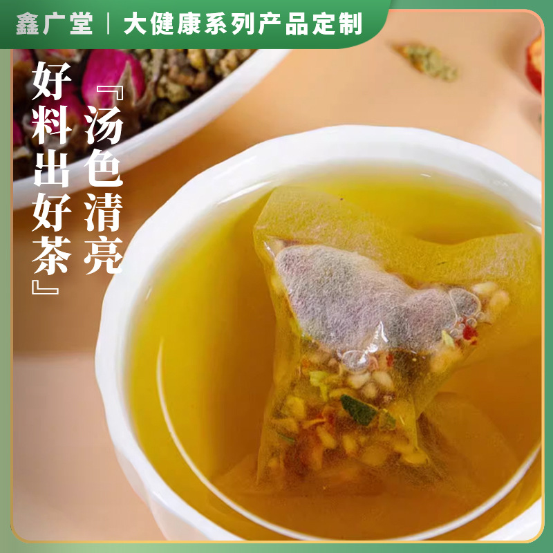 Red Bean Coix Seed Tea Hong Dou Yi Mi Cha 150g Bagged Herbal Tea with Hawthorn Barley Tangerine Peel - Image 3