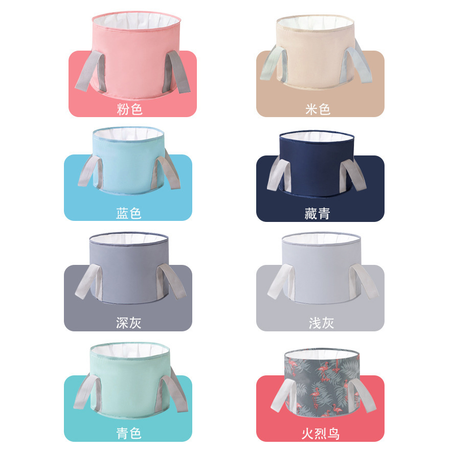 Foldable Foot Soak Bag Tall Bucket Over Calf Home Foot Bath with Heat Retention Pink Large Size - Image 3
