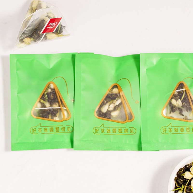 Jasmine Green Tea Wellness Flower Tea 30g Box 10 Cold Brew Triangle Tea Bags Sugar Free - Image 2