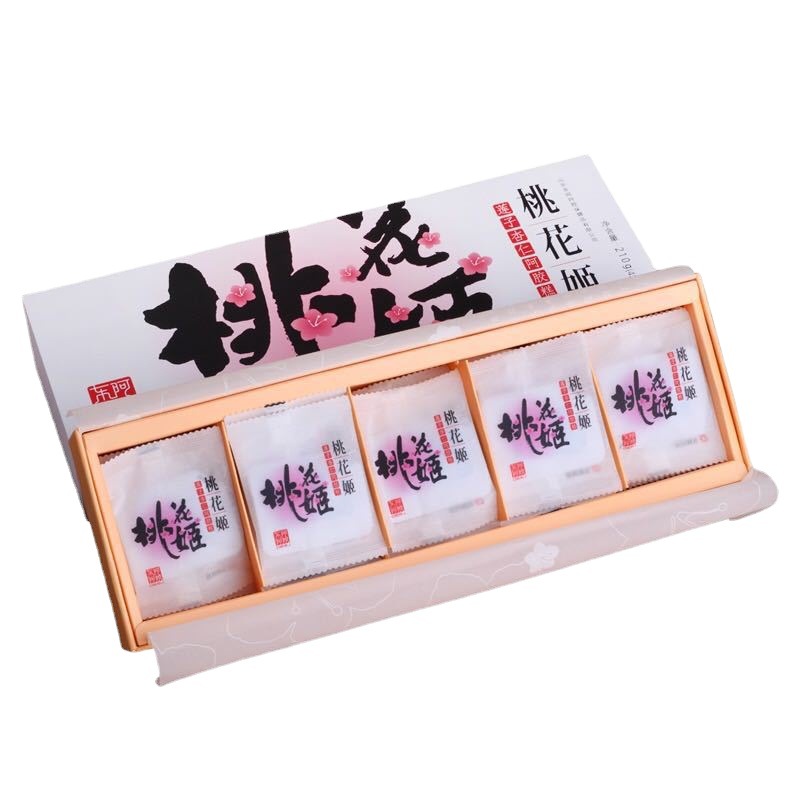 Peach Blossom Lady Ejiao Cake (Donkey-Hide Gelatin Paste) — Ready-to-Eat Herbal Confection Gift Box - Image 3