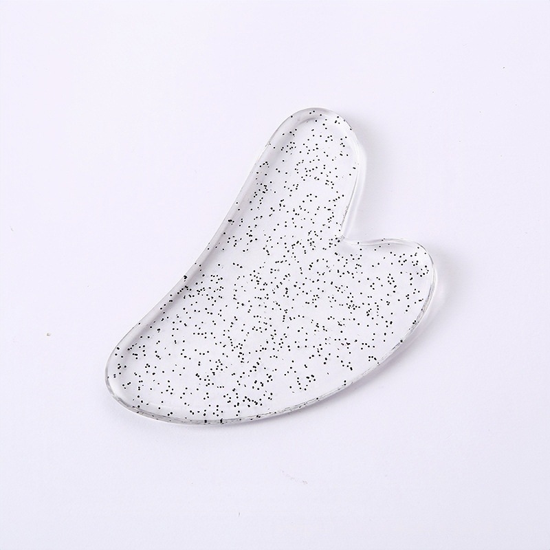 Heart Shaped Gua Sha Facial Massage Tool Resin Scraping Board for Face and Body Care - Image 3