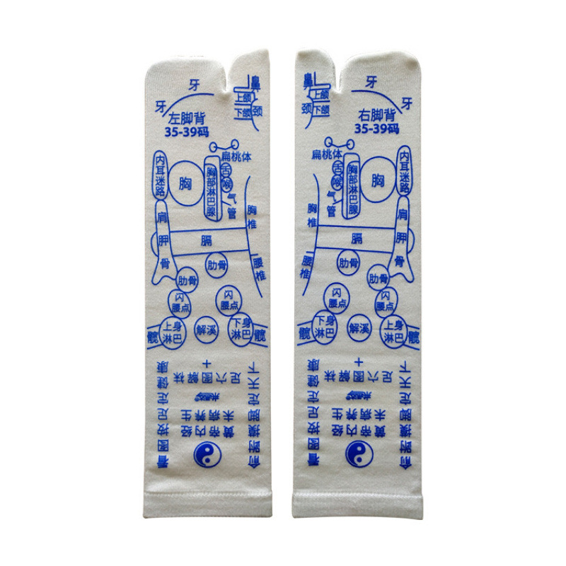 Acupoint Massage Socks Xue Wei Wa Foot Reflexology Socks Unisex 35-39 Natural Resin Massage Tool - Image 4