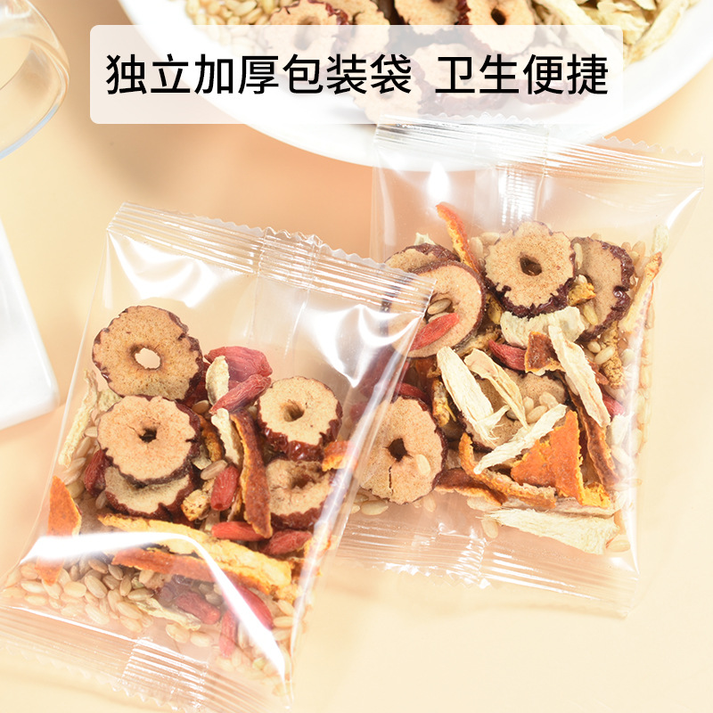 Chen Pi Ginger Rice Tea 12 Tea Bags Warming Herbal Blend with Dried Tangerine Peel Red Date and Goji - Image 4