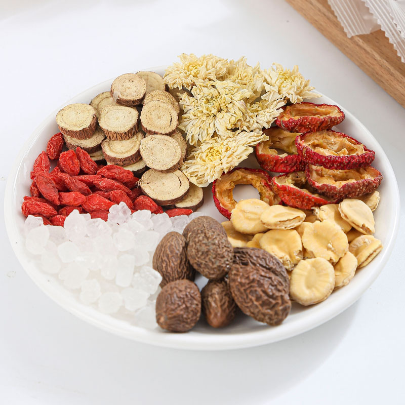 Luo Han Guo & Pang Da Hai Chrysanthemum Tea Bags — Herbal Flower Tea Blend with Goji, Hawthorn & Licorice - Image 2