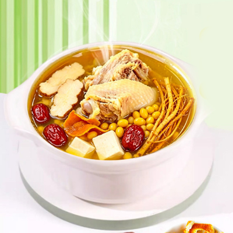Chicken Herbal Soup Pack Wu Zhi Mao Tao Fu Ling Chen Pi Soup Mix 200g - Image 2