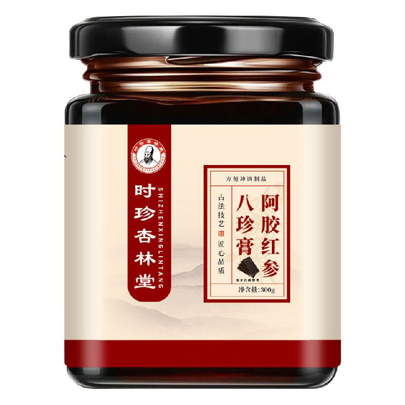Ejiao Red Ginseng Eight-Treasure Paste (阿胶红参八珍膏) — Traditional Herbal Paste with Goji & Jujube, 300g Jar - Image 5