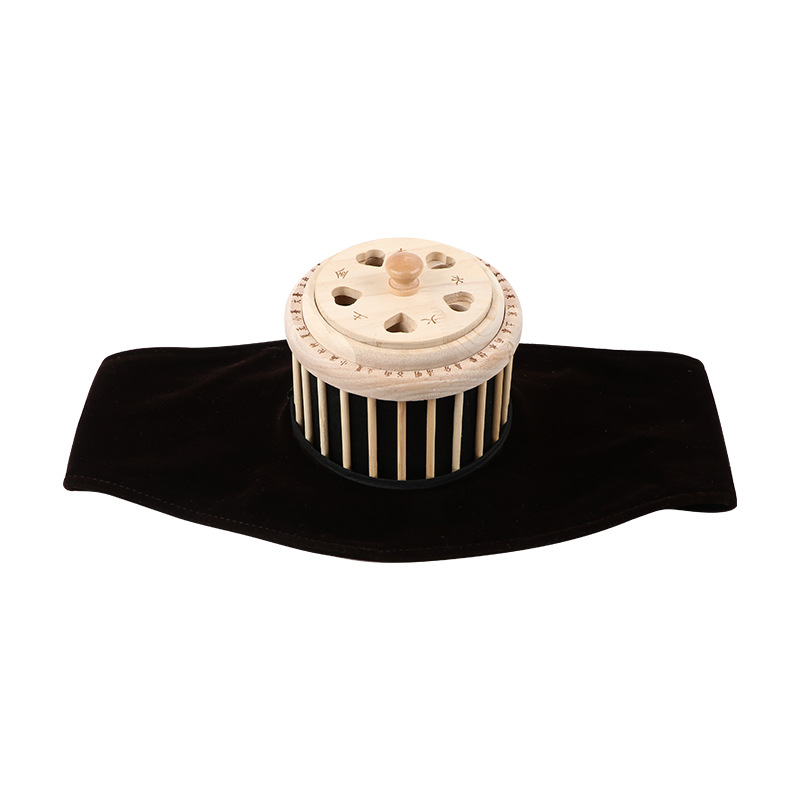 Wooden Hollow Palace Moxibustion Box Home Full Body Warming Device with 54 Stone Ground Moxa Cones - Image 5