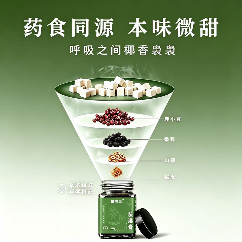 Wu Zhi Mao Tao Fu Ling Gao (Five-Finger Peach & Poria Paste) — Steamed Herbal Paste, 220g Jar - Image 2