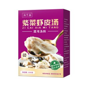 Instant Seaweed Shrimp Soup Pack 100g Individual Servings Quick Home Cooking