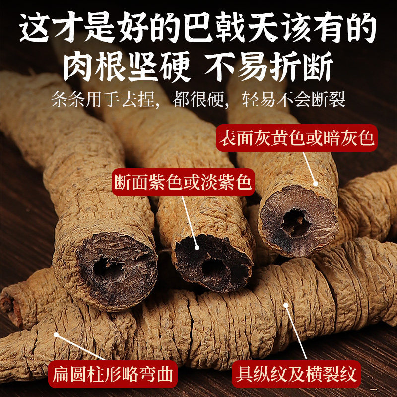 Morinda Root Ba Ji Tian 巴戟天 Dried Herb 500g for Traditional TCM Decoction and Herbal Wine - Image 2