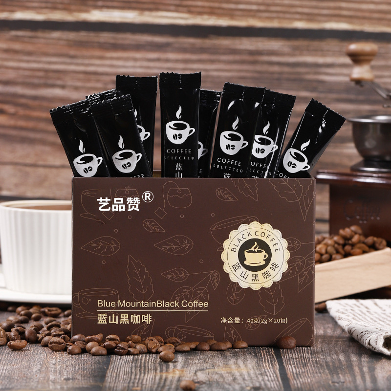 Blue Mountain Style Instant Black Coffee Powder Sugar-Free Americano Concentrated Brew 40g - Image 2