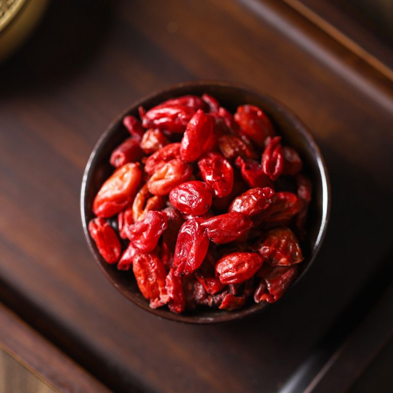 Prepared Rehmannia and Cornus Herbal Tea Blend Shu Di Shan Zhu Yu Dried Herb Combination 85g - Image 3