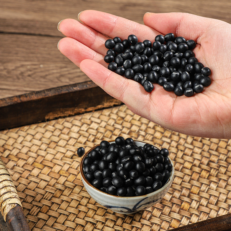 Roasted Black Soybean Powder Hei Dou Glycine max Low Temperature Baked Whole Grain Meal Replacement 500g - Image 2
