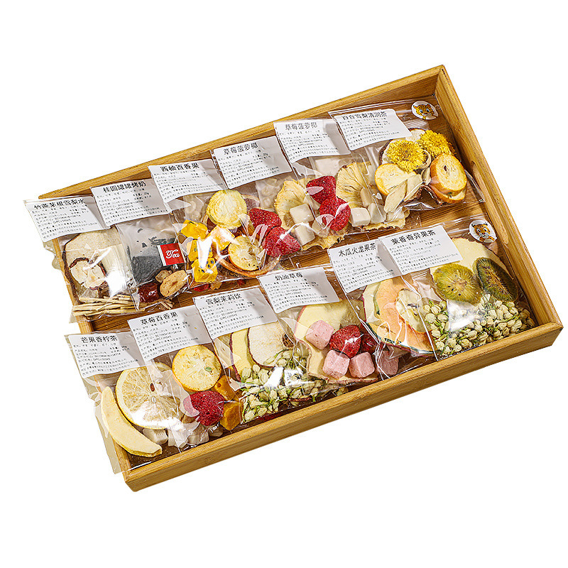 Freeze Dried Fruit Tea Blend with Green Tangerine Lemon Kumquat Passion Fruit Peach Oolong 20g Sugar Free - Image 5