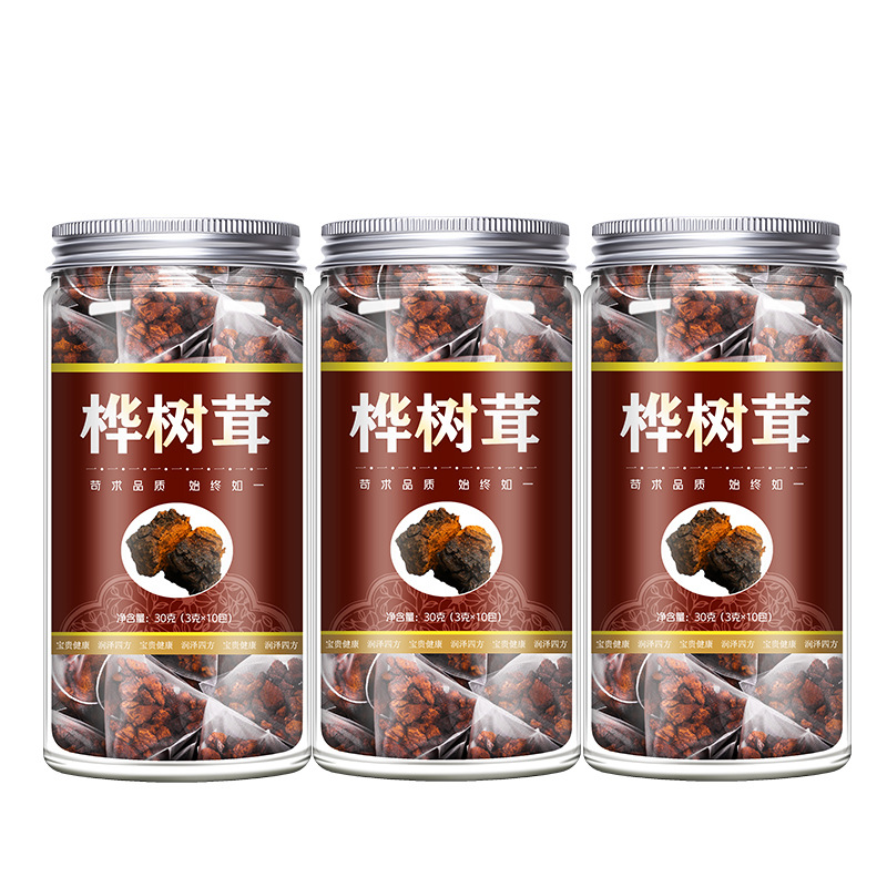 Wild Chaga Mushroom Hua Shu Rong Dried Sclerotium Bulk Herbal Tea Ingredient - Image 5