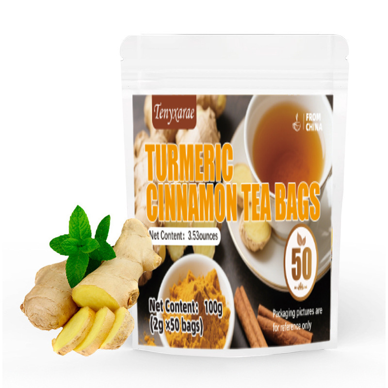 Lemon Ginger Tea Solid Drink 2g x 50 Sachets Instant Herbal Tea for Daily Home Brewing - Image 5