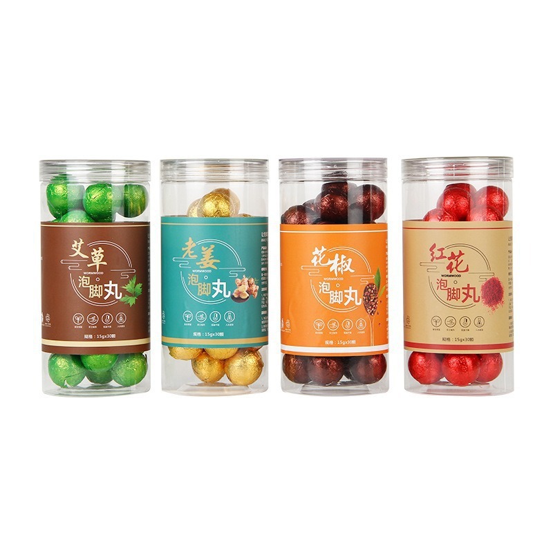 Mugwort Foot Soak Balls Dissolvable Herbal Foot Bath with Sichuan Pepper 15g x 30 Pieces - Image 5