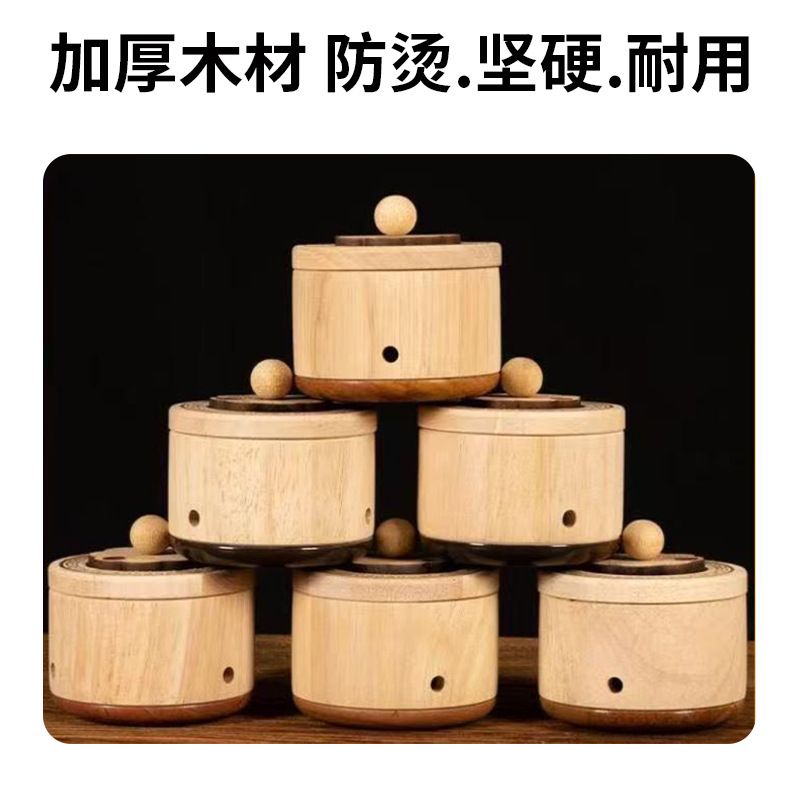 Red Bian Stone Facial Moxibustion Jar Home Moxa Device with Heating Massage for Face Care - Image 4