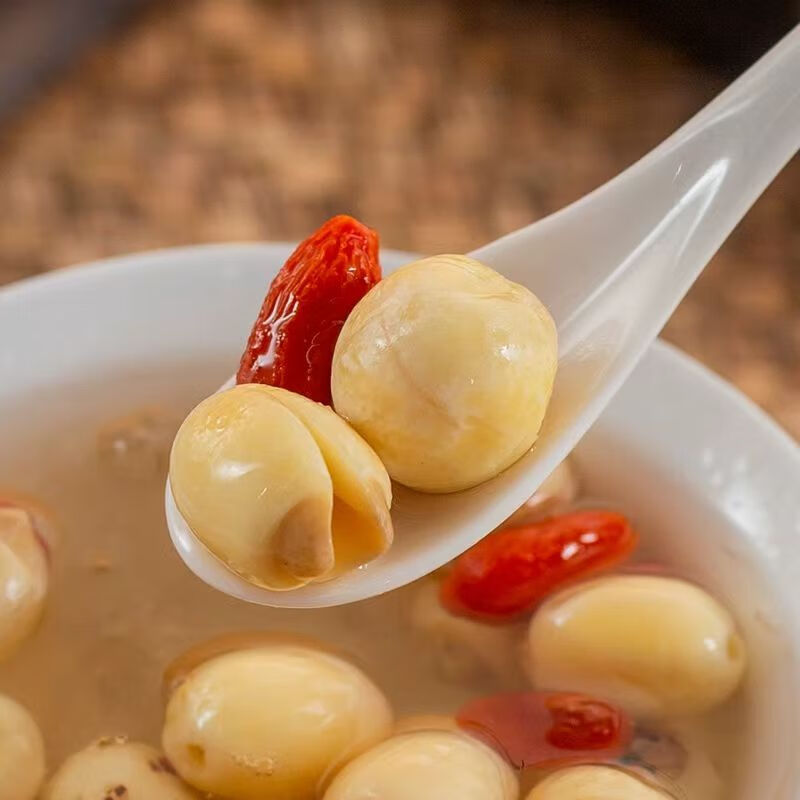 Fujian Lotus Seeds 500g Premium Jianning White Lotus Seeds Hand Peeled Core Removed Dried for Tea and Soup - Image 5