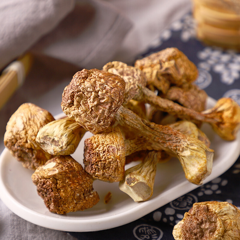 Dried Agaricus Blazei Mushrooms Ji Song Rong 500g Natural Culinary Fungi for Soup Broth and Stews - Image 2
