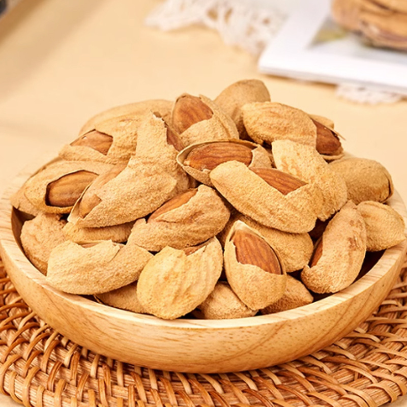 Canned Almond Kernels 250g Hand Shelled Sweet Apricot Nuts Ready to Eat Snack - Image 4