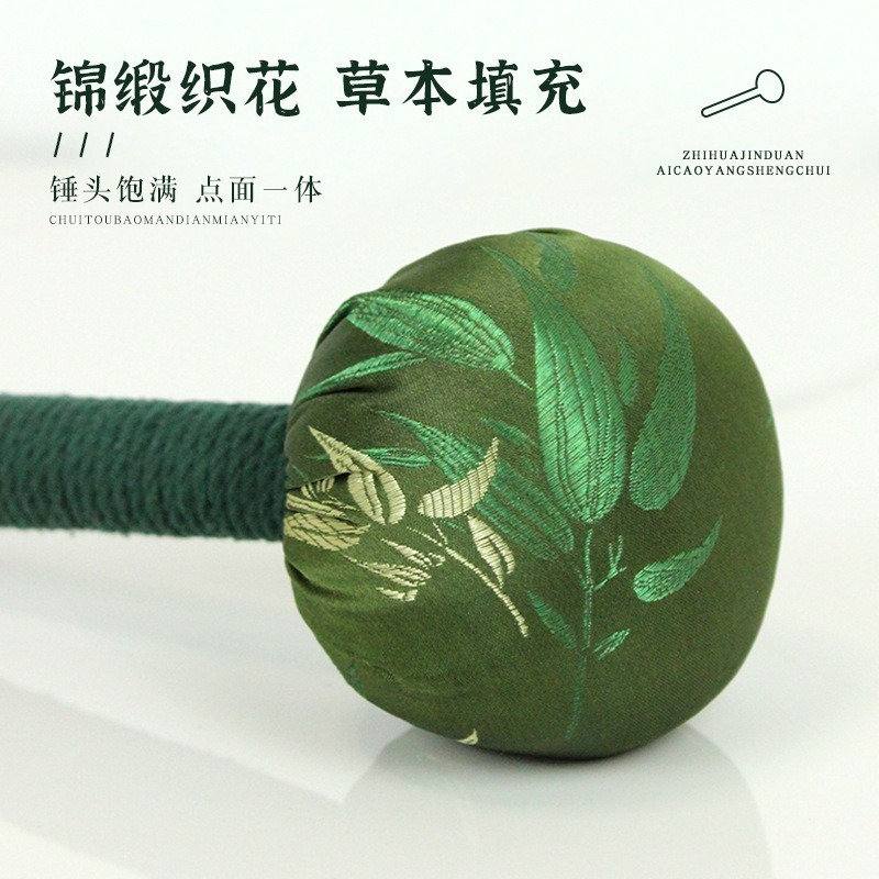 Mugwort Moxa Hammer Ai Cao Chui 35cm Herbal Massage Stick for Wellness and Relaxation - Image 3