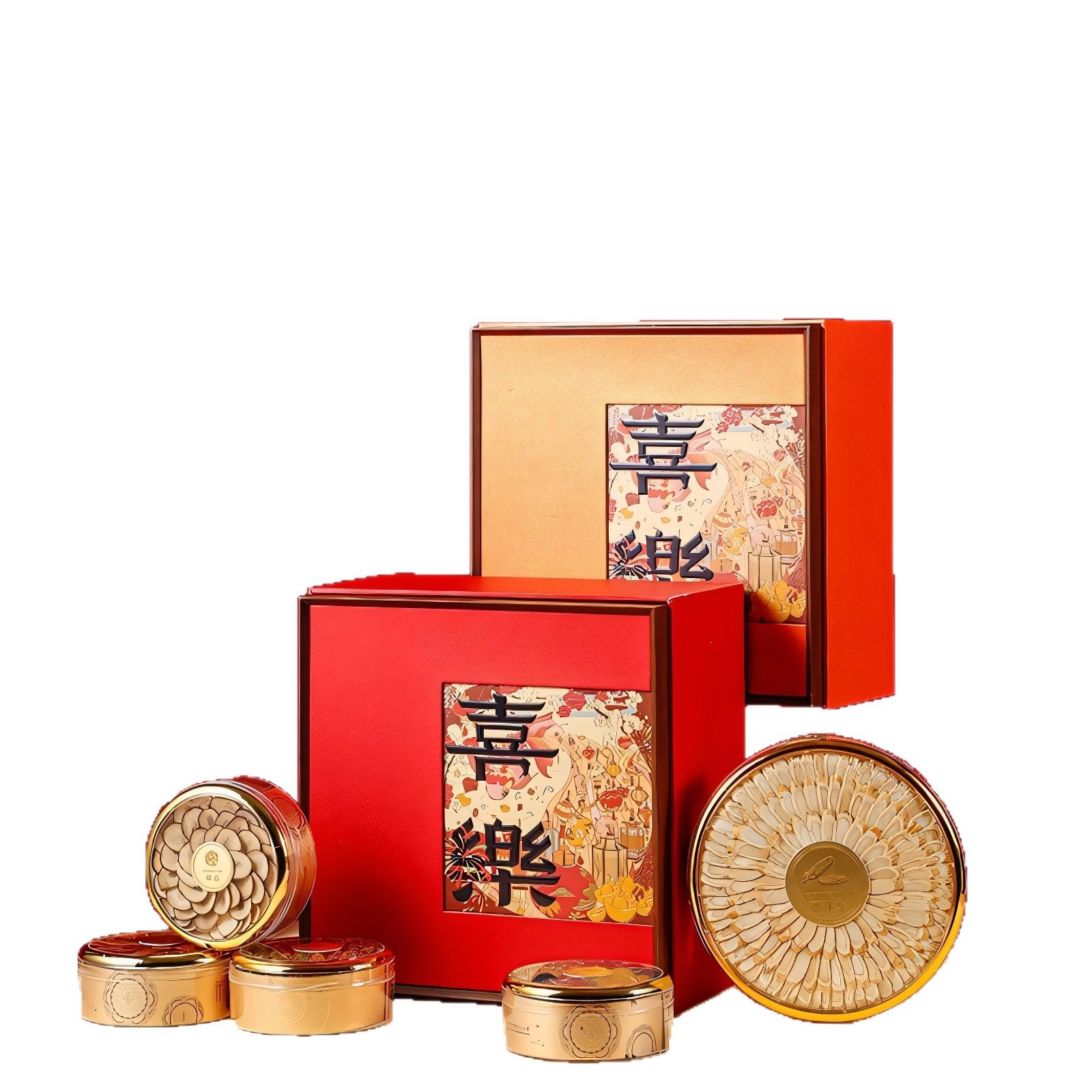 Four Treasure Herbal Gift Box with American Ginseng Red Ginseng Fish Maw Codonopsis Dried Culinary Herbs 1200g - Image 5