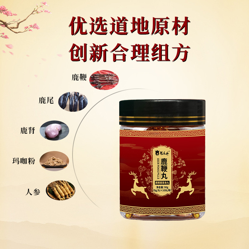 Deer Penis Wellness Pills Lu Bian Wan 90g Bottle Traditional Herbal Food Pills for Men - Image 3