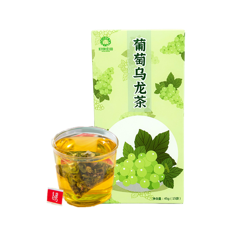 Grape Oolong Fruit Tea Triangular Tea Bags Cold Brew Peach Oolong Blend 45g Sample Pack - Image 5