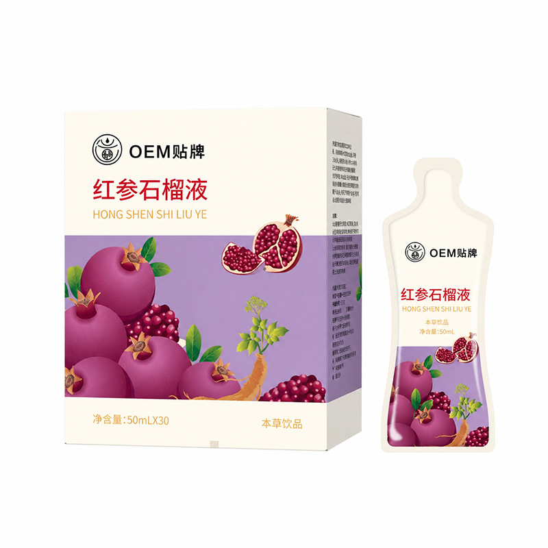 Red Ginseng & Pomegranate Fermented Drink (Panax ginseng + Punica granatum) — Botanical Wellness Beverage - Image 5