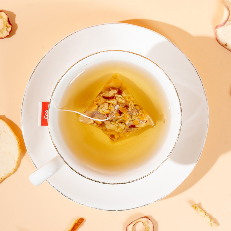Apple Hawthorn Tea 10g x 10 Bags Chen Pi Red Date Blend Sugar Free Cold Brew Wellness Tea - Image 2