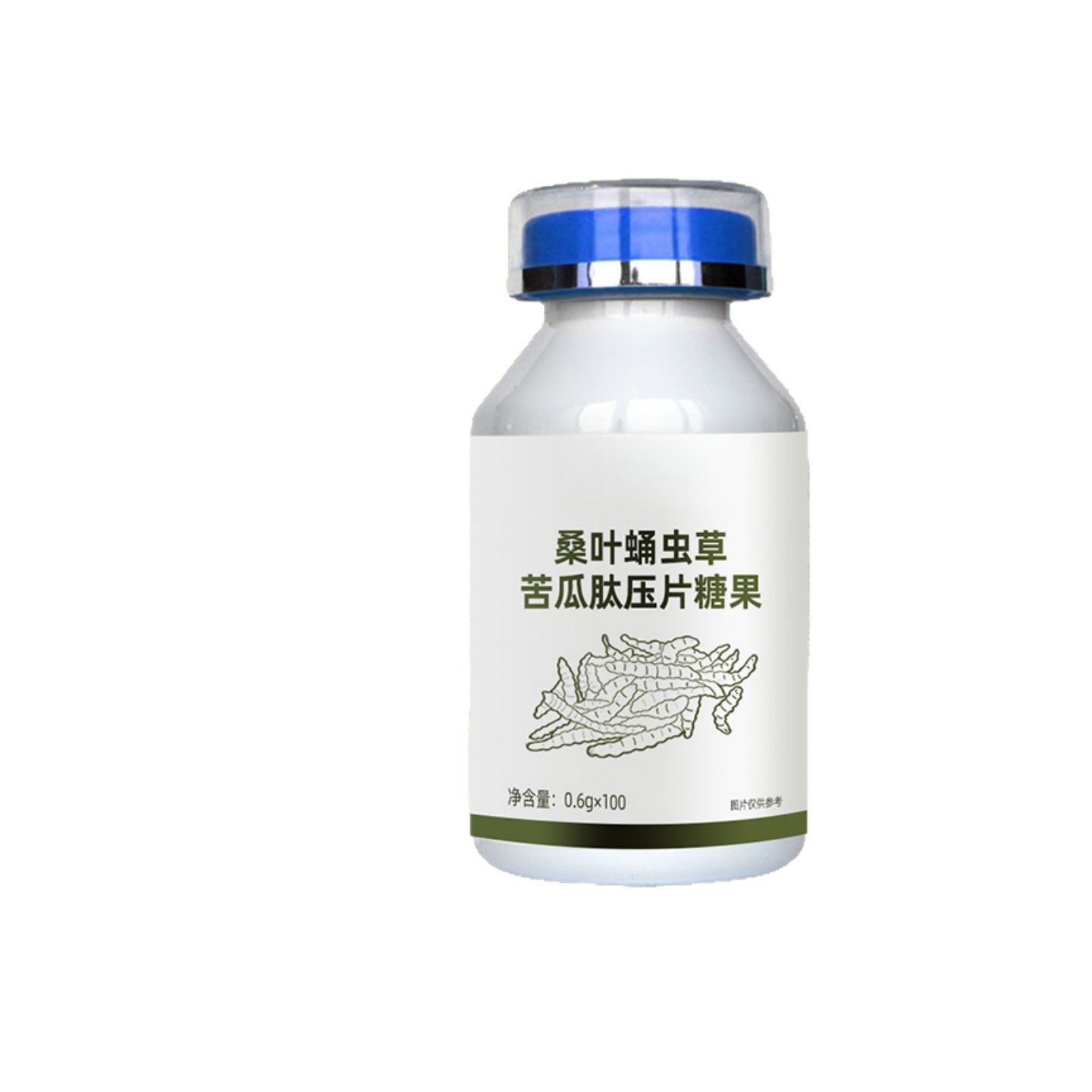 Mulberry Leaf Cordyceps Bitter Melon Peptide Tablets Sang Ye Yong Chong Cao Ku Gua 60g Compressed Candy - Image 4