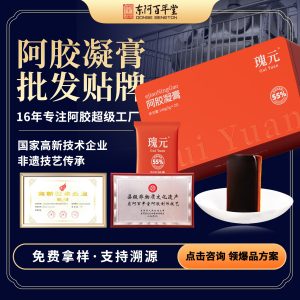 Gui Yuan Instant E-Jiao Herbal Gel Paste (Donkey-Hide Gelatin) — Ready-to-Eat 140g Gift Box