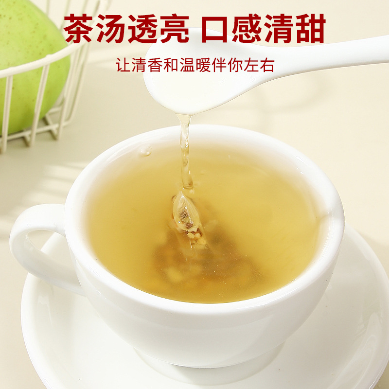Licorice and Ginger Tea Gan Cao Gan Jiang Tang 4g x 30 Pyramid Tea Bags Warm Herbal Brew - Image 4