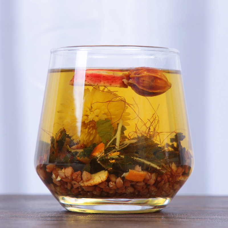 Custom Bozhou Wellness Tea Bags Corn Silk Chrysanthemum Cassia Seed Ginger Tea 10g - Image 3
