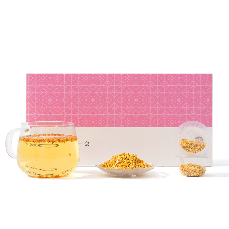 Freeze-Dried Golden Osmanthus Tea Gui Hua Hua Cha Loose Flower Tea 5g Jar - Image 5