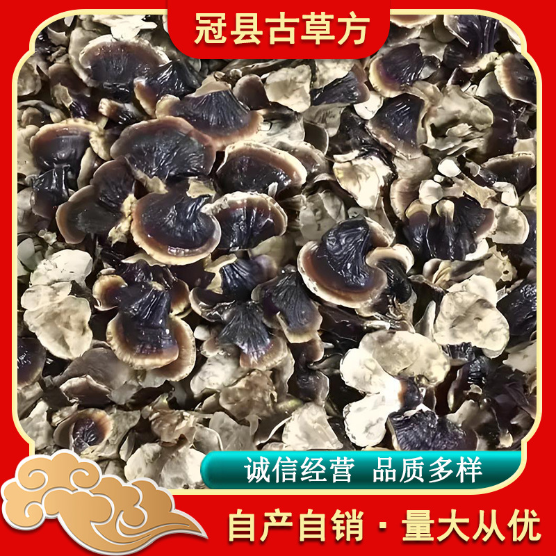 Dried Gold-Banded Reishi Mushroom Slices 200g Fragrant Mild for Soup Tea and Wine Soak - Image 2