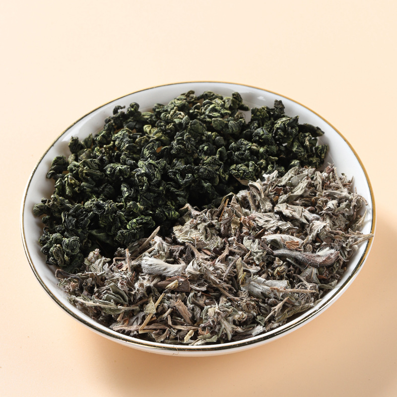 Fan Bai Cao Jiao Gu Lan Herbal Tea Blend Potentilla and Gynostemma Loose Dried Herbs for Daily Decoction 60g Canister - Image 2