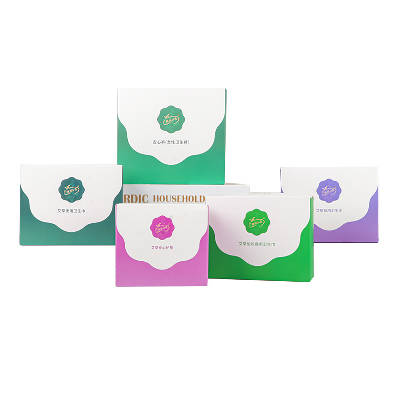 Mugwort Herbal Sanitary Pads Ai Ye Cotton-Soft Winged Daily Liners for Women 10 Pack - Image 5