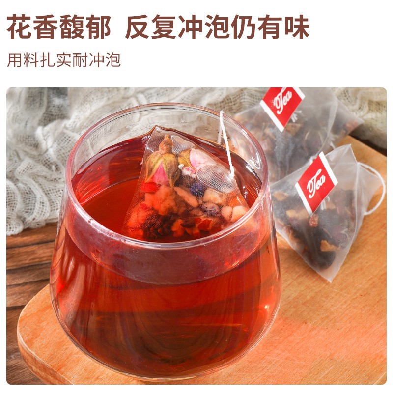 Black Goji Berry Mulberry Rose Tea 5g x 15 Bags Herbal Blend for Daily Steeping - Image 4