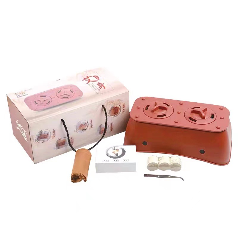 Portable Moxibustion Box Stainless Steel Chest Warming Device for Home and Spa Use - Image 2