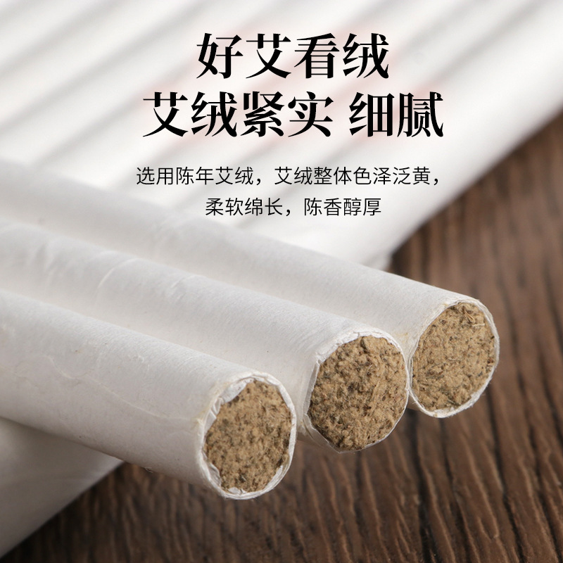 Moxa Stick 1.0×20cm Ai Tiao Moxibustion Bar for Home Warming Therapy - Image 3